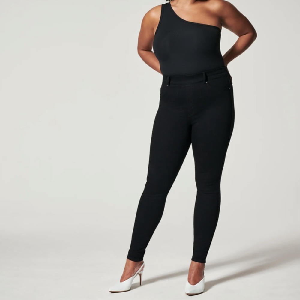 💎 SPANX black 20278 Ankle Skinny Jeans - clean‎ black